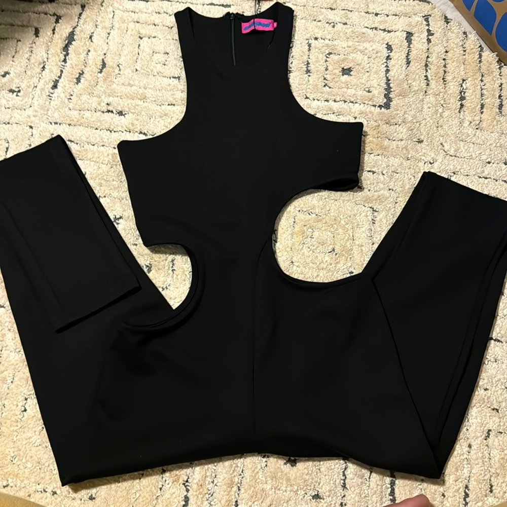 Black Cutout Jumpsuit